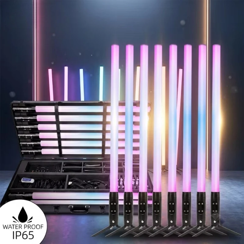 Wireless RGBW Linear LED Wall Washer Light With Remote For Wedding Bar Building Hookah Decoration