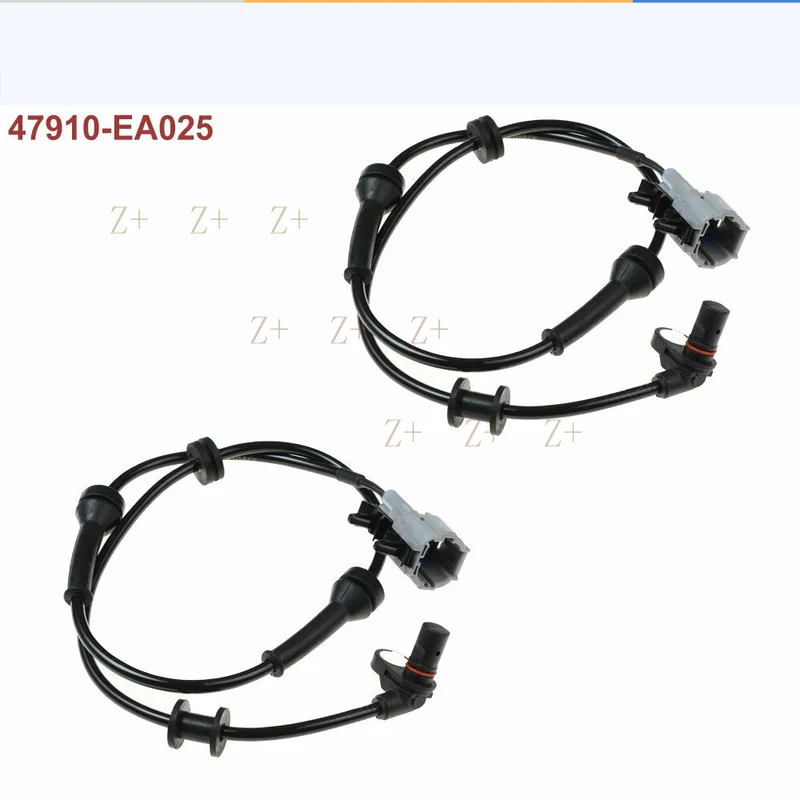 Z+ 2 PCS ABS Sensor Fits For Nissan Navara D40 Pathfinder R51 Front Left Right