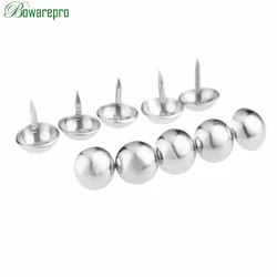 bowarepro 100Pcs Tacks Upholstery Nail Tachas Jewelry Gift Case Box Sofa Furniture Decorative Tacks Stud Pushpin Hardware 7x10mm