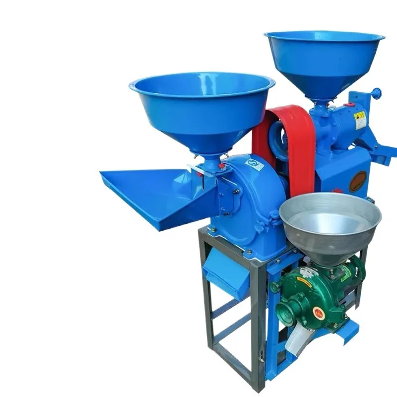 Rice milling machine Automatic new rice beating machine Household multi-functional peeling machine