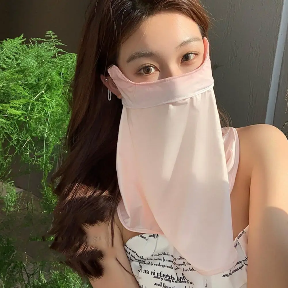 

Ice Silk Gradient Color Sunscreen Mask Cool Comfortable Dustproof Mask ﻿ Cycling Face Neck Scarf Outdoor Sports R5M9