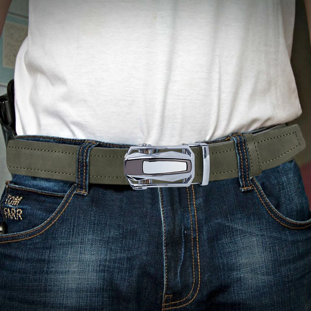 Ikat Pinggang Mewah Pria untuk Pria Sabuk Kulit PU Gesper Pin Logam Sabuk Tali Pinggang Desainer Merek Terkenal Kualitas Tinggi untuk Jeans Ukuran Besar