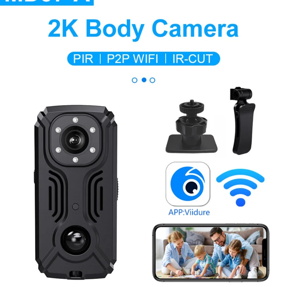 MD37 واي فاي كاميرا صغيرة IR-CUT للرؤية الليلية DVR كاميرا فيديو مصغرة جيب الشرطة الجسم كام PIR كاميرات الدراجة الرياضية كاميرا ويب DV #1