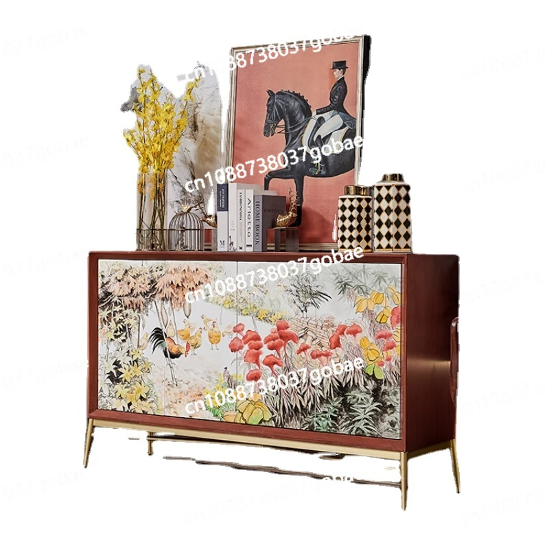 LMM Modern New Chinese Style European Style Console Table Cabinet