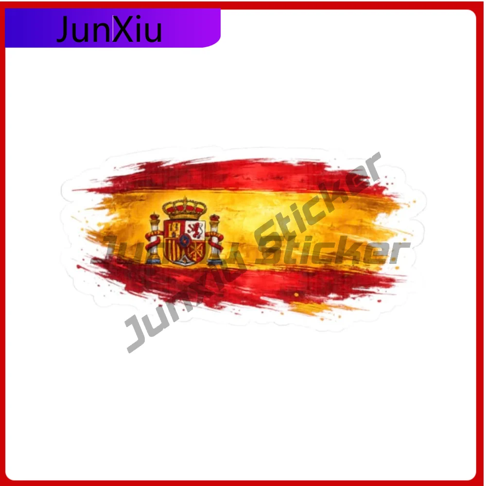 

Spanish Brushstroke Sticker Hand-Painted Vinyl Decal Heavy Duty Exterior Decor For Bumper Car Waterproof Decoration Auto