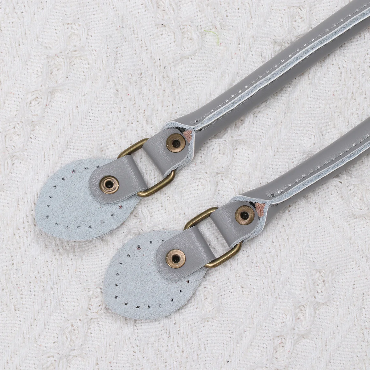 

1Pair Bag Strap 60Cm Thickened DIY Sewing Handle for Tote Handbag Replacement Grey Bag Strap
