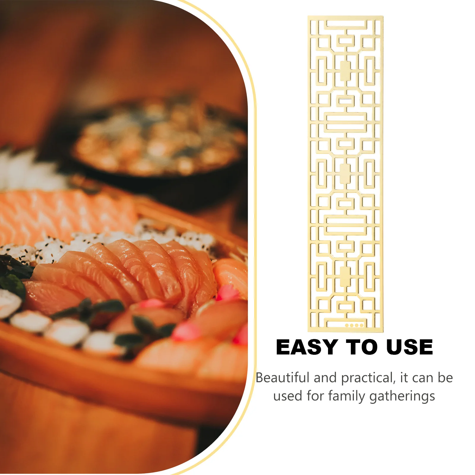 

Sashimi Plate Ornament Alloy Screen Decoration Realistic Sushi Dish Decor Japanese Cold Dish Adornment Miniature Alloy