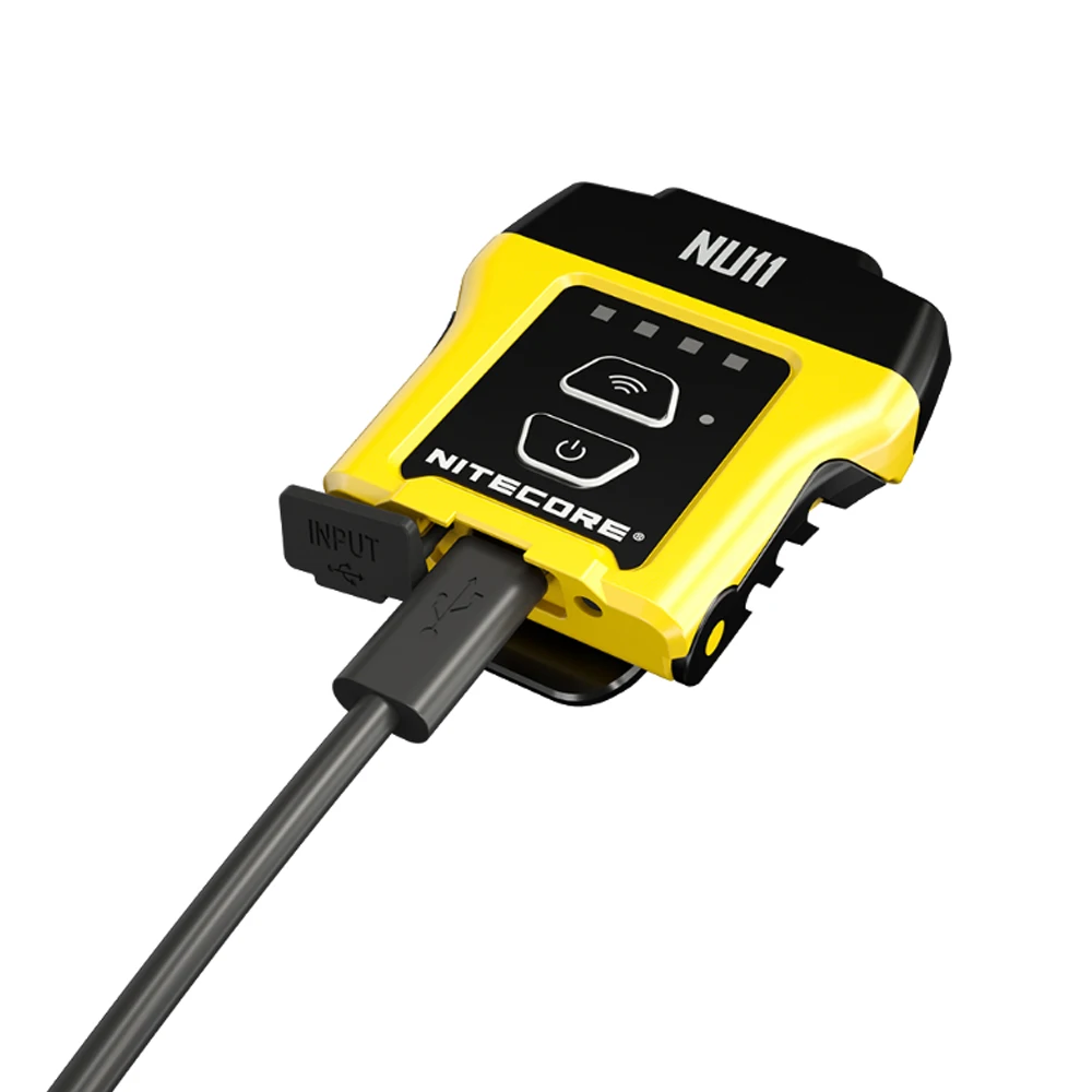 NITECORE NU11 كشافات الصيد كليب على غطاء Llight التخييم كشافات المشي لمسافات طويلة المصباح تسلق مصباح يدوي اللمس تشغيل كشافات
