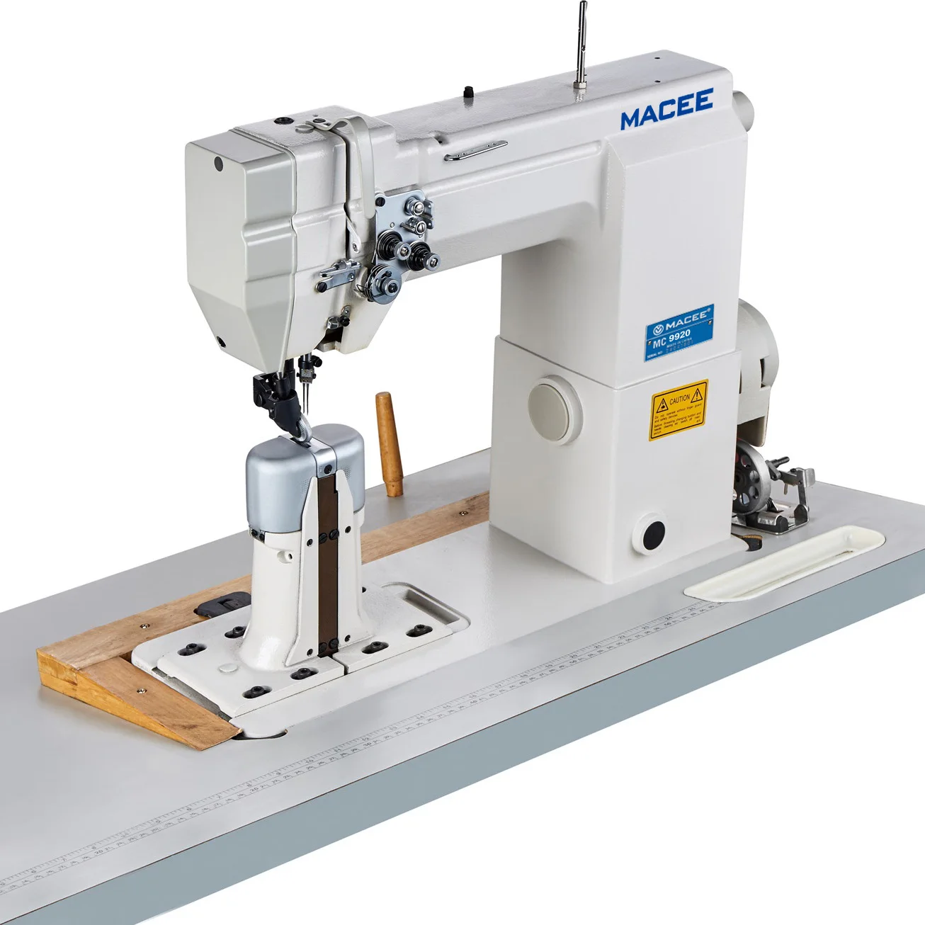 Mc 9920 Double Needle Post Bed Lockstitch Sewing Machine For Leather Material