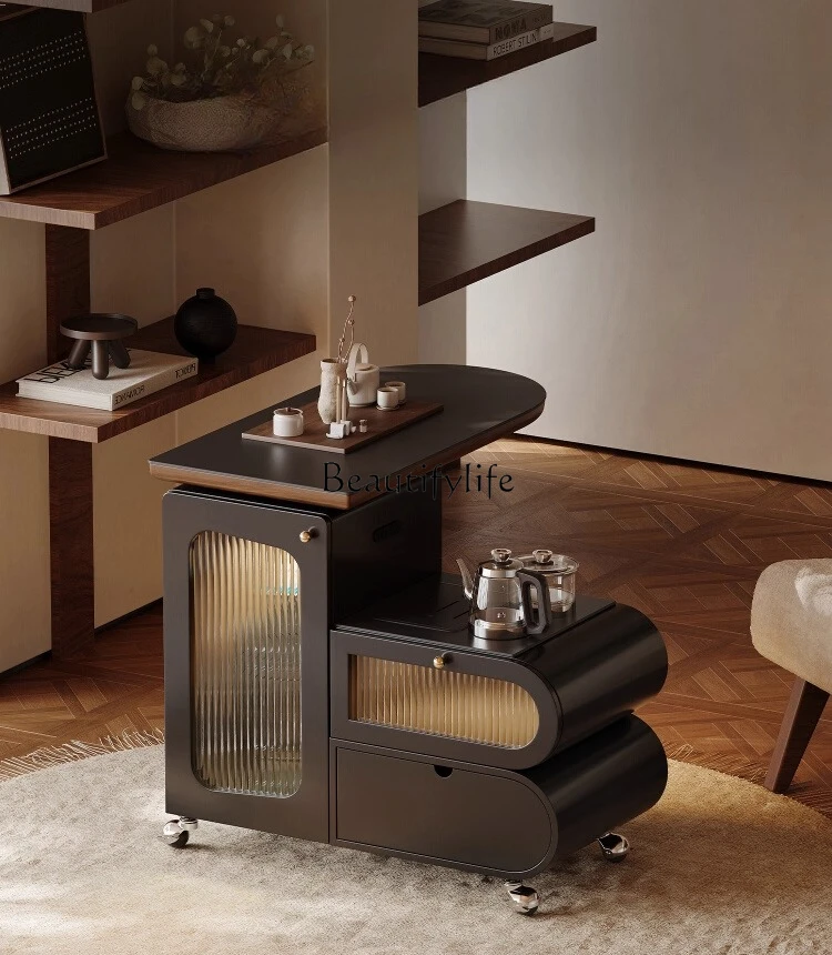 

Italian removable tea table with kettle trolley sofa side table
