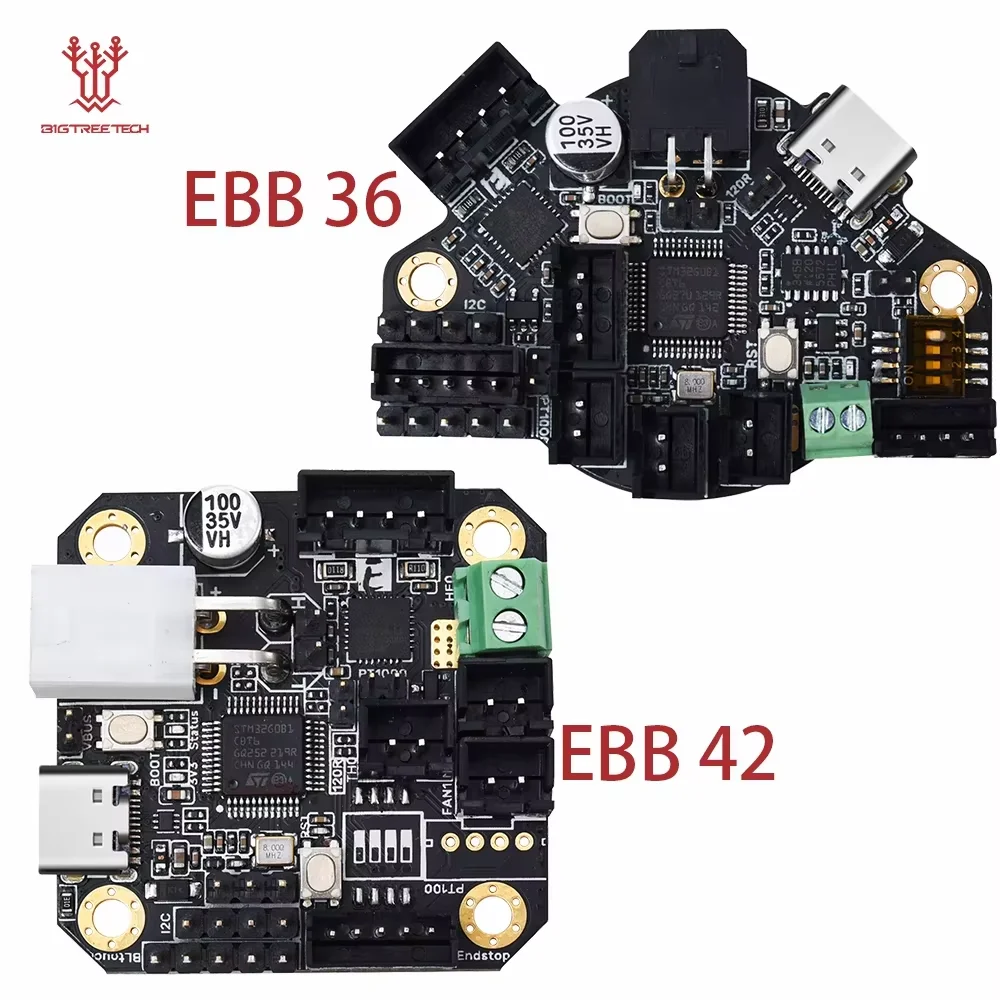 

Плата адаптера BTT EBB36 EBB42 CAN с поддержкой Canbus и USB PT100 Встроенный драйвер TMC2209 для 3D-принтера Raspberry Pi Blv Ender 3