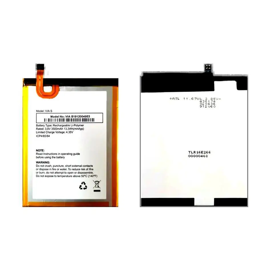 

Mobile Phone Battery Durable 3000-3500Mah For Casper Via P1 S