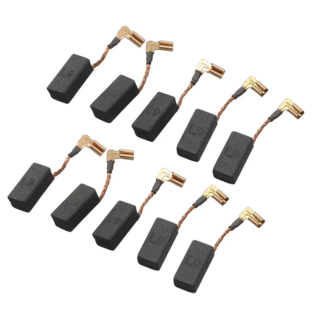 

10pcs N097696 Carbon Brushes Grinder Replacement Part For DWE4120 DWE4011 Angle Grinder Motor Brushes