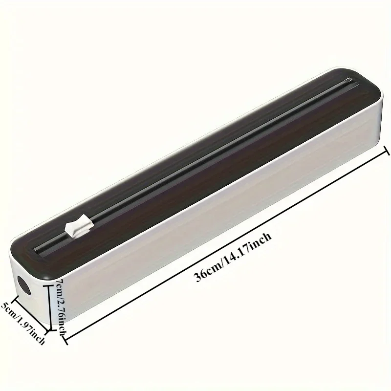 Plastic Wrap Cutter - Multipurpose kitchen cutter for plastic, foil, and wax paper | Reusable wrapping tool with a simple design view 3