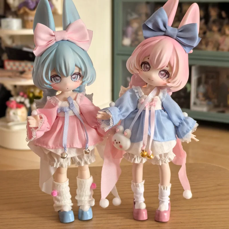 

Неидимая кукла Jump Lunar Time Bunny Baby Series 1/12 Bjd слепая коробка аниме фигурка украшение для рабочего стола игрушка-сюрприз подарок на день рождения