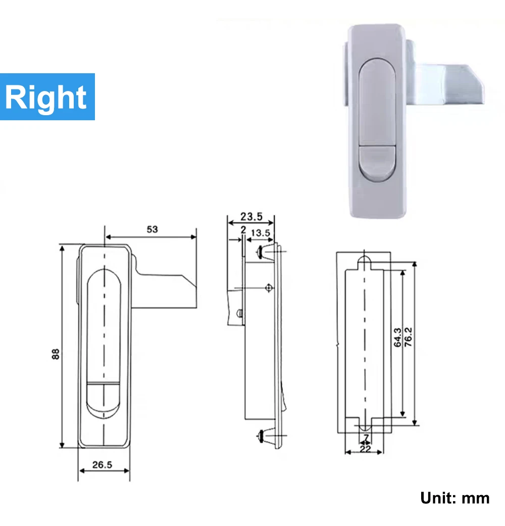 Bouncy Polka Dot Button Lock-Vorrichtung Sicherheitsschloss für Feuerschutzschränke, Türen von Elektroschränken, Verteilerkästen, Laserschränke. – Detail 5