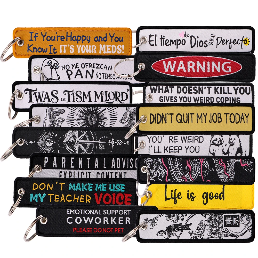 Car Accessories Quotation - Quotations Series Men Women Key Tag