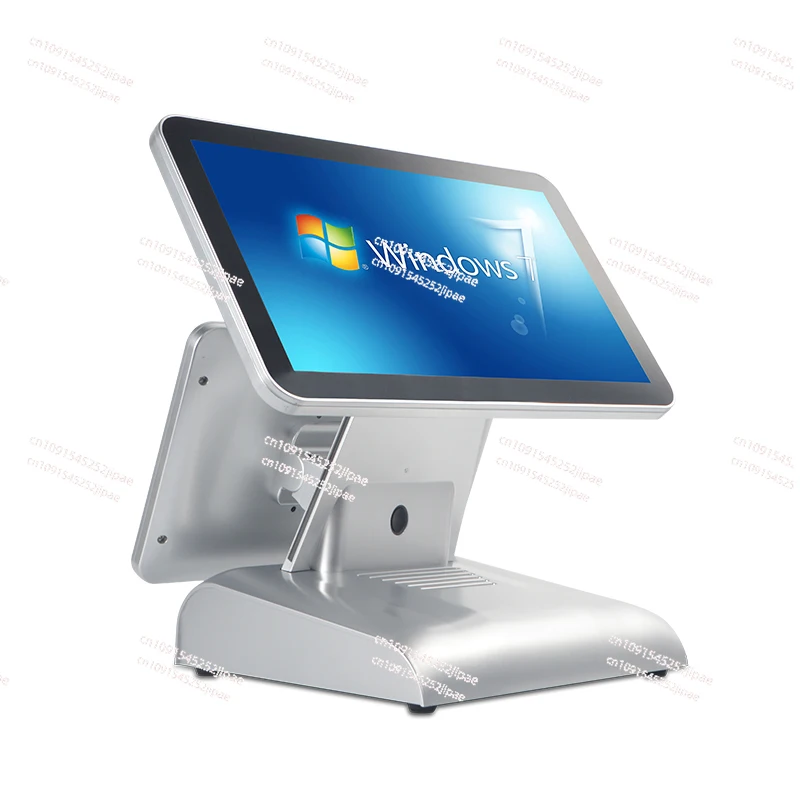 Full set of retail single screen point of sale supermarket pos system all in one machine cash register