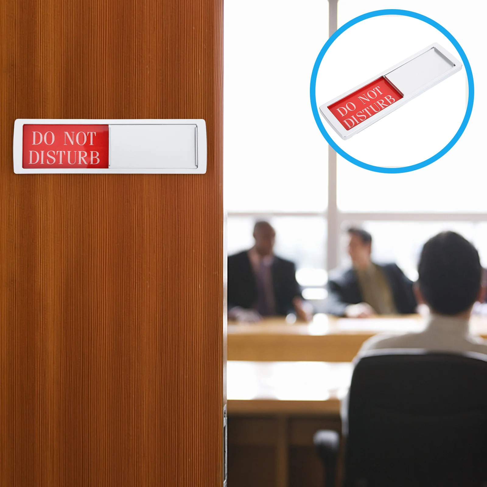 Door Not Disturb Signs Office Indicator Busy for Magnetic Slider Knock