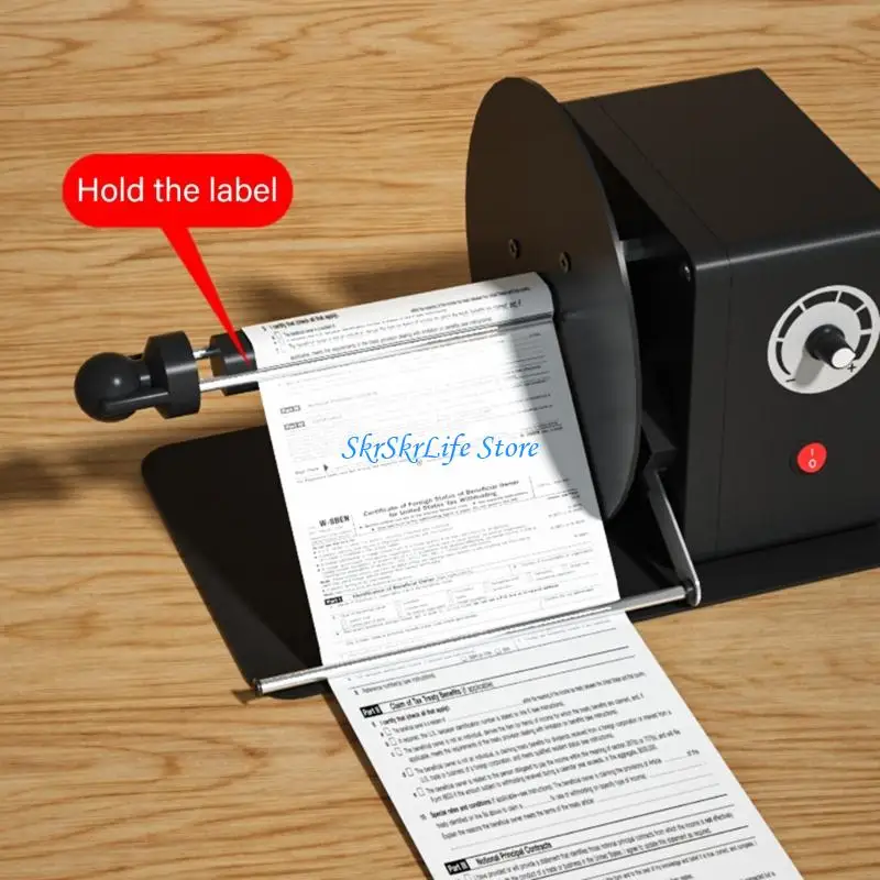

E65E Intelligent Stop Label Drum Machine For 25mm/40mm Center Printer Divisions 15cm Width Capacity