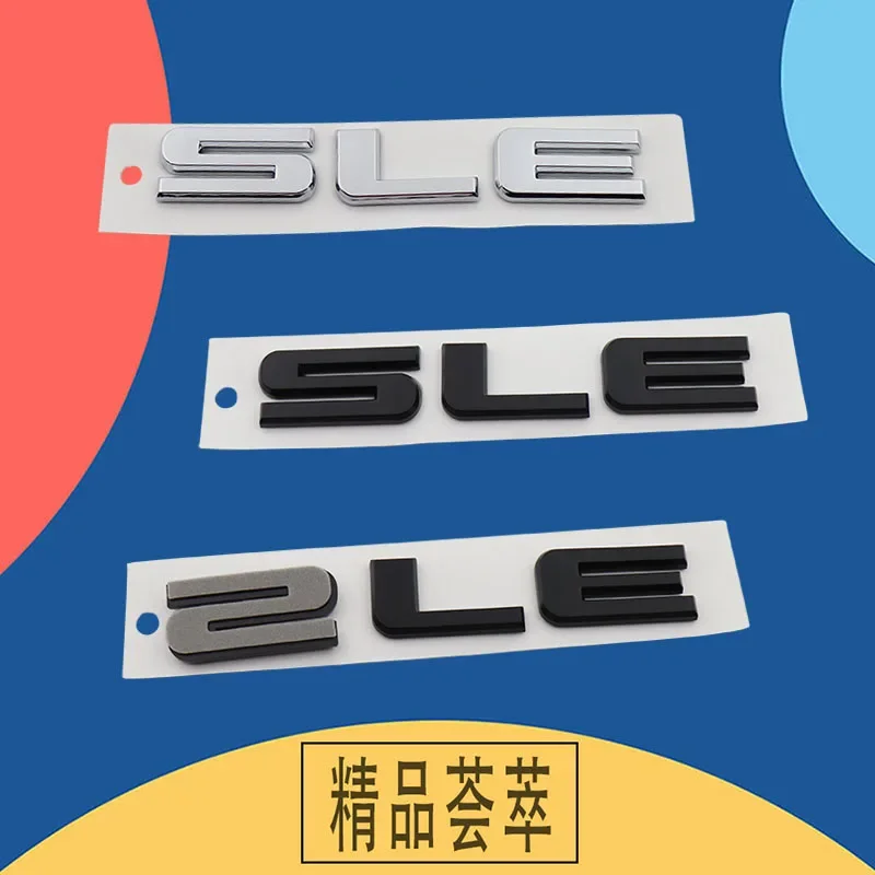 3D Car Styling SLE for Car Door Fender trunk Rear Bonnet Nameplate Decal Emblem Badge Sticker