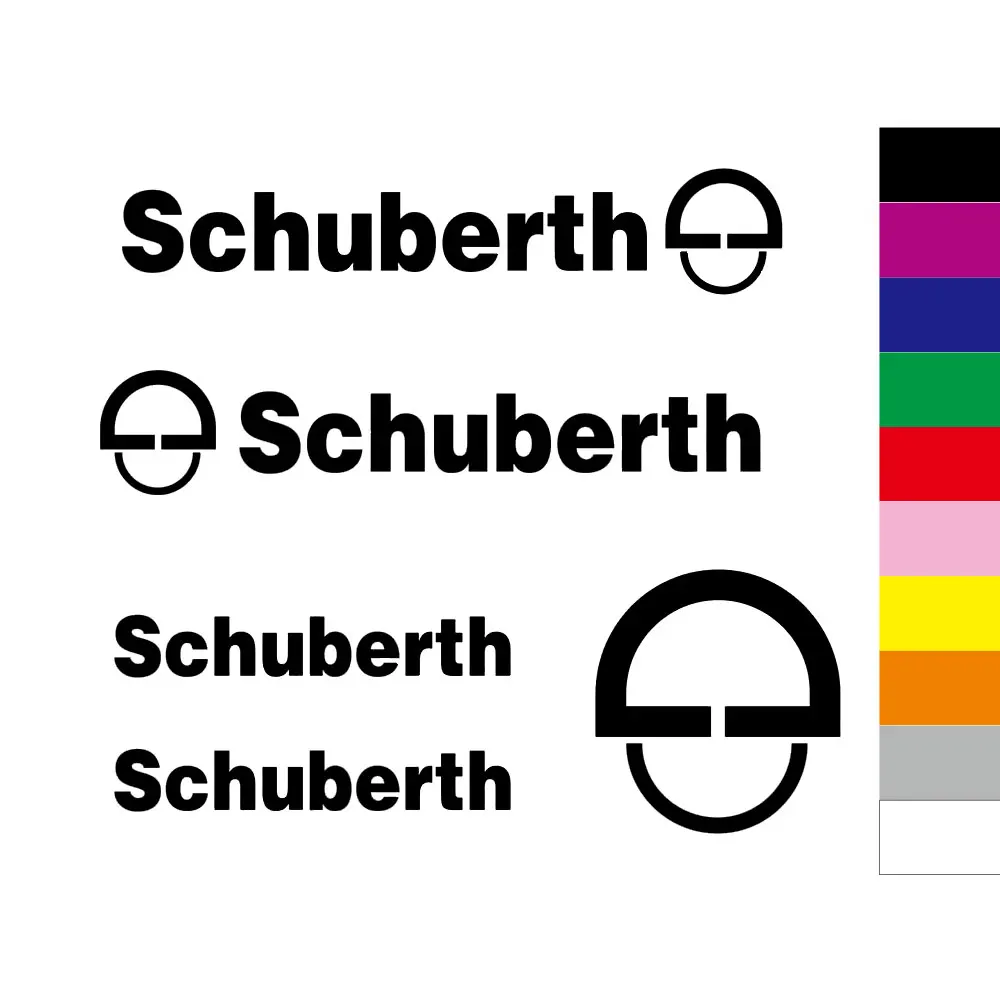 5pcs stickers-sticker vinyl pack for schuberth helmet Aufkleber