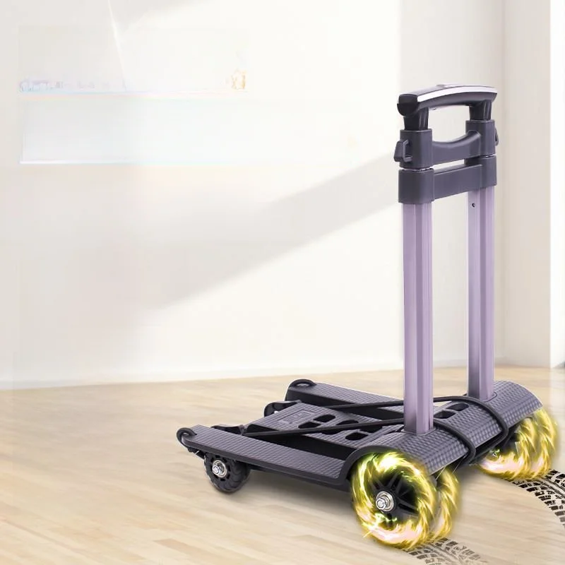 portable-shopping-cart-elderly-vegetable-buying-wagon-four-wheel-trailer-hand-pulled-foldable-aluminum-alloy-retractable-handle
