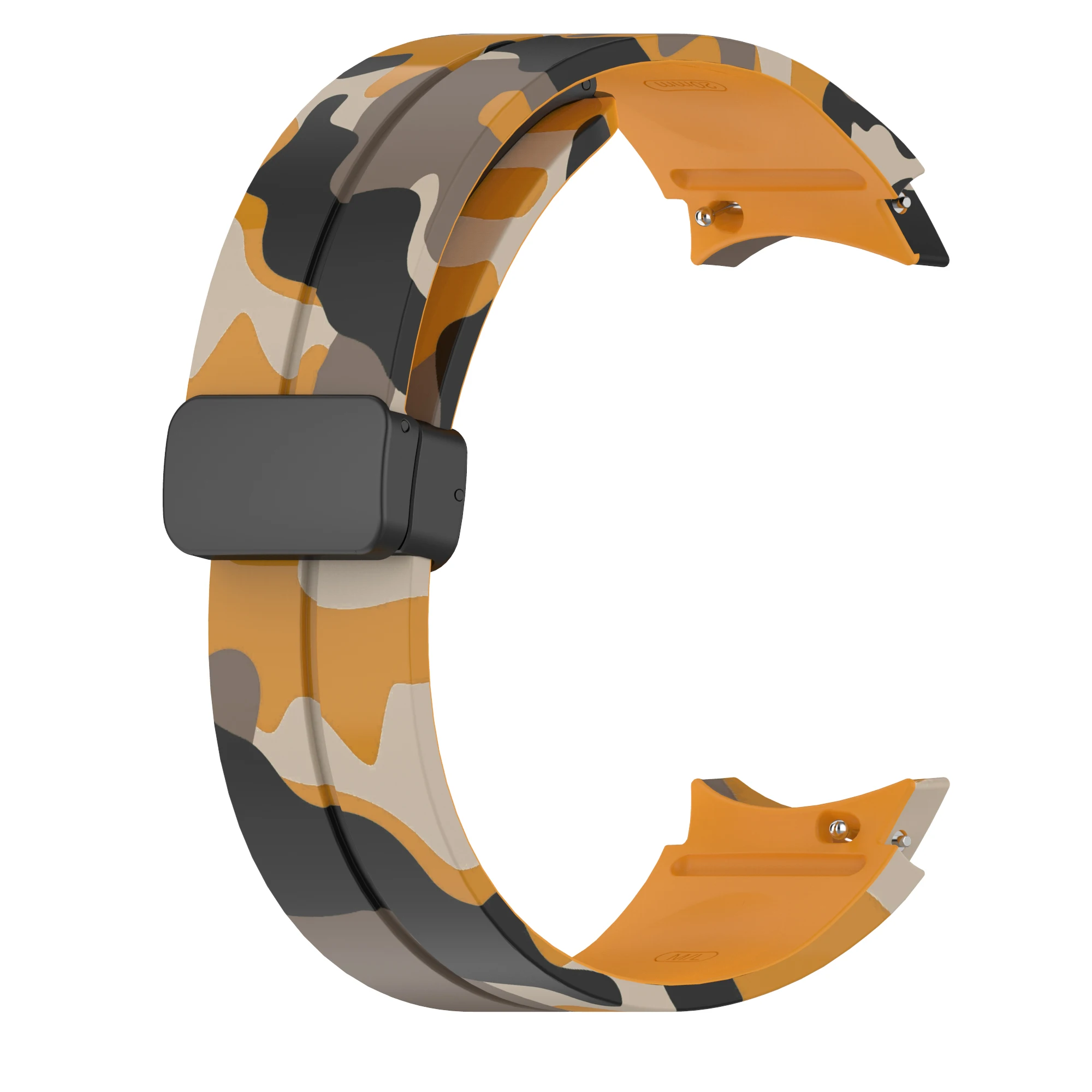 No Gaps Printed Band for Samsung Galaxy Watch 6 5 4 40mm 44mm 5 Pro Watch 6 Classic 43mm 47mm camouflage Outdoor Silicone Strap