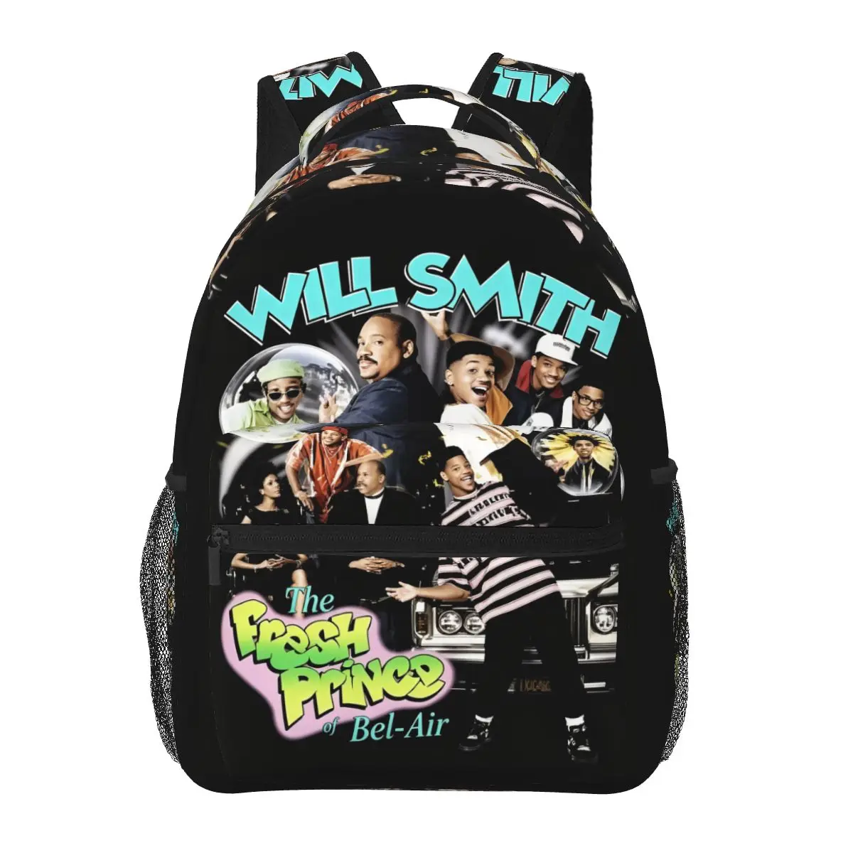 The Fresh Prince Of Bel Air Actor Will Smith Phillip Banks Backpacks Boys Girls Bookbag School Bags Kids Rucksack Shoulder Bag