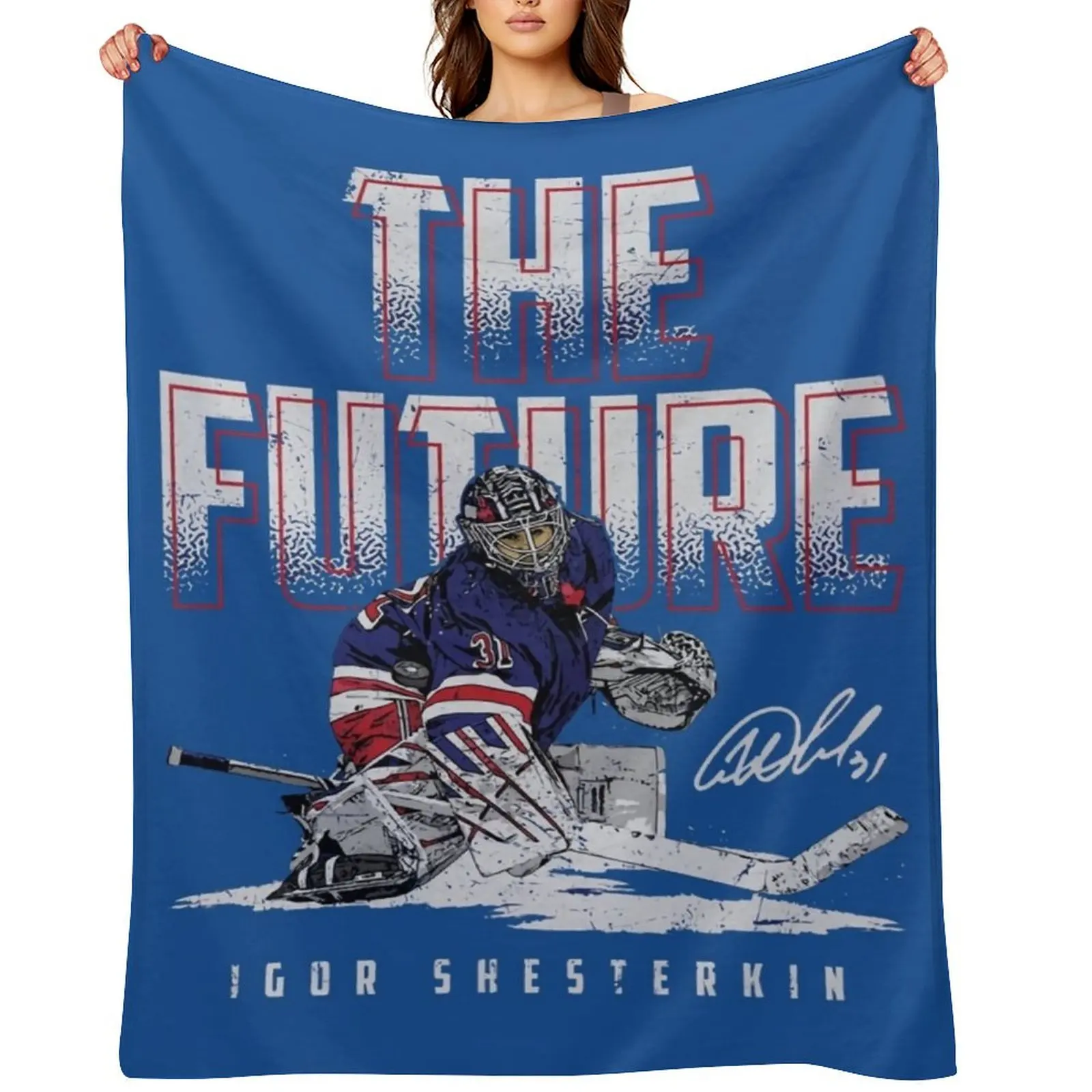 

Igor Shesterkin The Future Throw Blanket Tourist Polar Sleeping Bag Baby Blankets