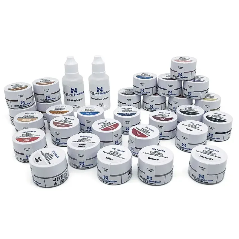 

Стоматологическая окрашивающая паста, флуоресцентный фарфоровый цветной агент, материал для стоматологической глазури, используемый стоматологический циркониевый фарфоровый фарфор