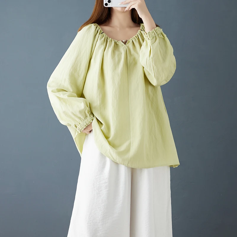 

Свободная женская футболка irt, весна-осень, однотонная, в тон, с кружевной вставкой, дизайн, большой размер, повседневная мода