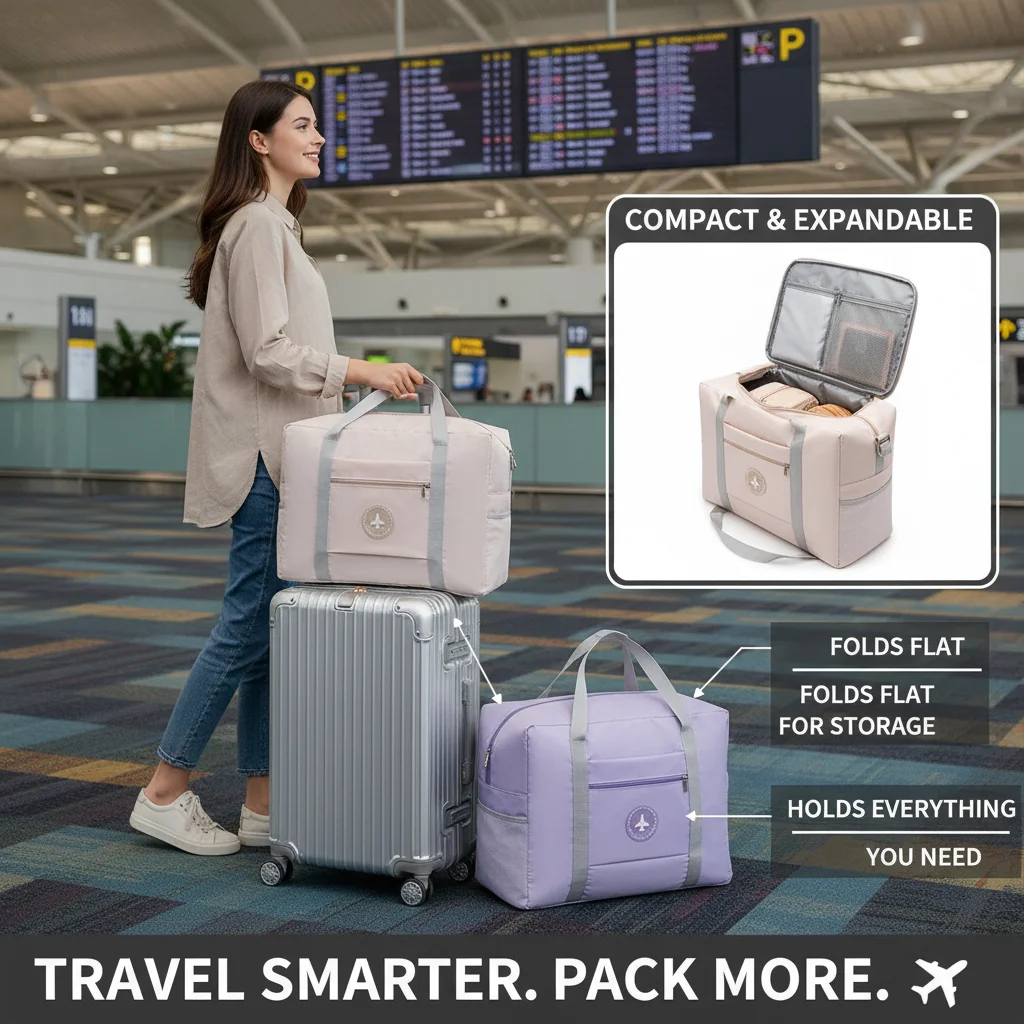 

Travel Bag Folding Travel Storage Bag Travel Storage Bags Boarding Luggage Clothes Handbags Picnic Move House Large Handbag