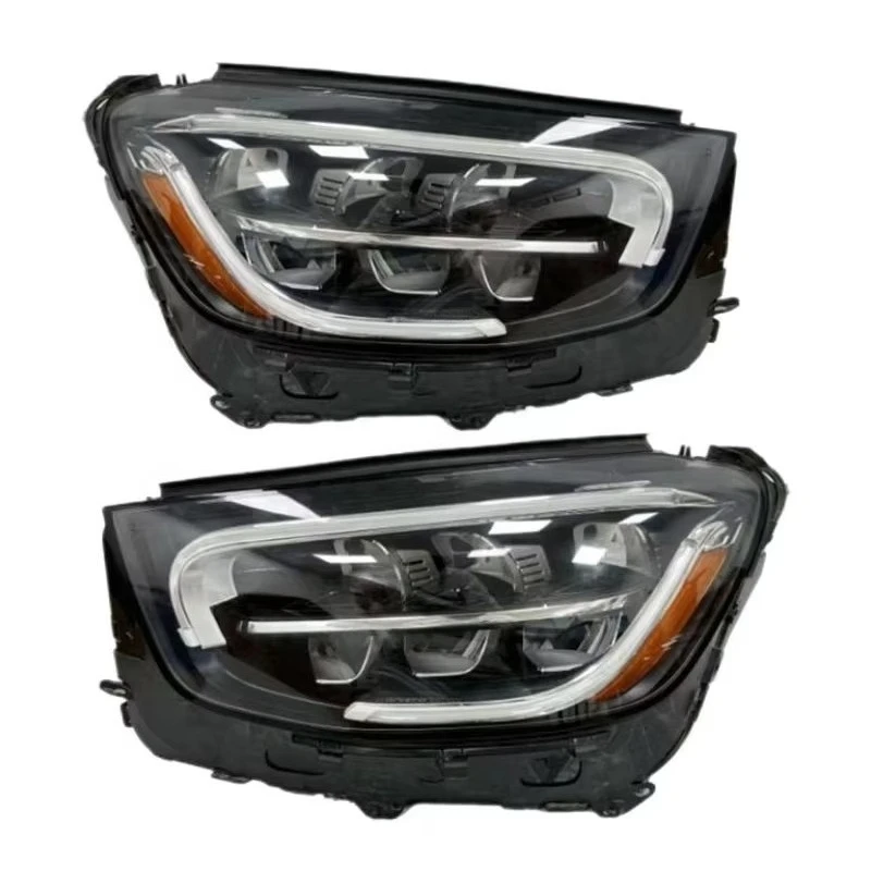 

For Glc X253 USA LED Headlight Lens 2020 2021 2022 Original Headlamp GLC200 260 300 43 63 Coupe C253 SUV X253 Light