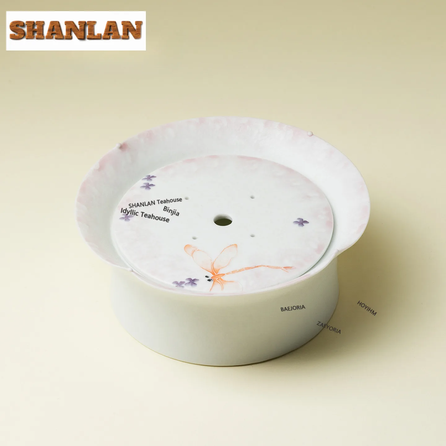 

Purple Twilight Clouds Dragonfly Jianshui Japanese Washing Cup Bowl Tea Residue Barrel Household Chaxi Equipment Ornaments Gifts
