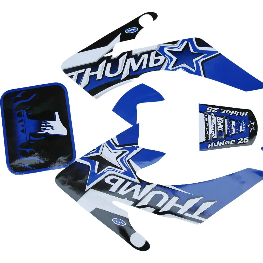 GREEN Dirt Bike CRF 50cc Pit Decals Stickers Moto X Baja FREE SHIPPING
