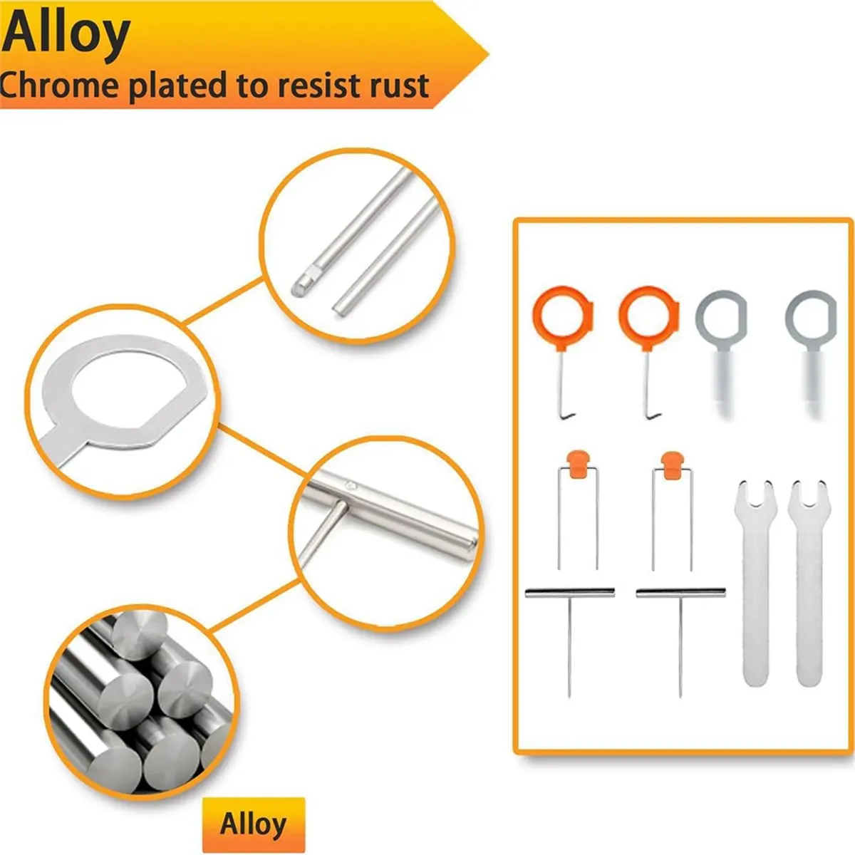 Car Tool Kit, Essential Automotive Repair Tools Set with Portable Carrying Bag for Car Interior & Exterior Maintenance