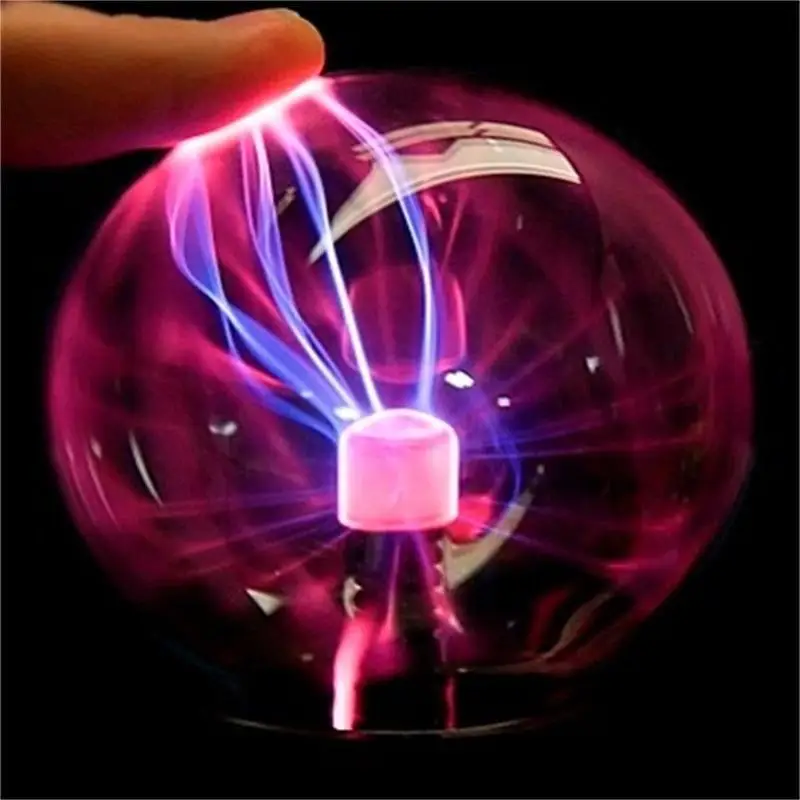 3Inches Night Light USB Charging Magic Plasma Ball LED Light for Holiday Party Children Christmas Decor