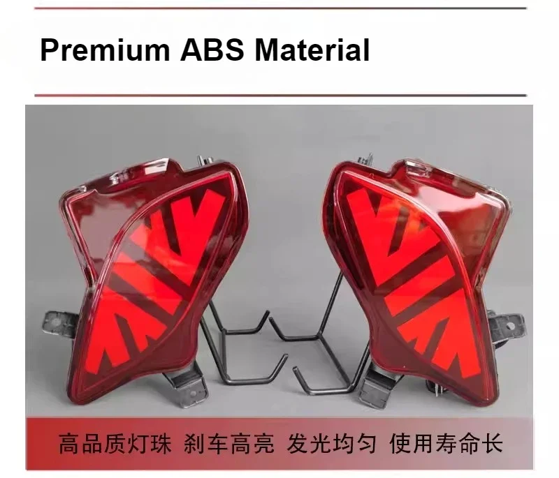 For Toyota Highlander 2021-2026 Car Rear Bumper Light Reflector LED Driving Brake Warning Light Turn Signal Navigation Light detail image 6