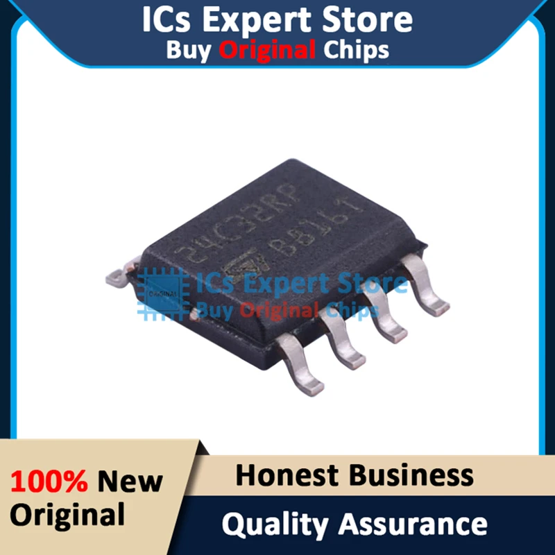 10PCS/LOT Original IC Chips M24C32-RMN6TP EEPROM Chip M24C32-RMN6TP 24C32RP SOIC-8_150mil