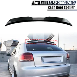 Car Rear Roof Spoiler Lip Extension Rear Trunk Spoiler Lip Wing For Audi A3 8P/ 8P FL 2003-2012 Hatchback Rear Wing Car Tuning