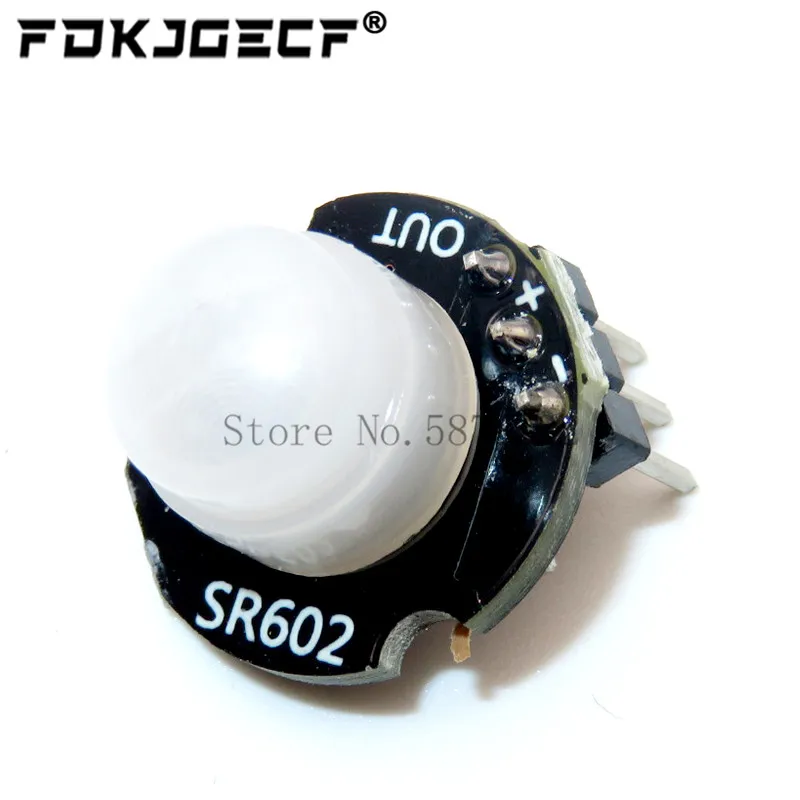 MH-SR602 MINI Motion Sensor Detector Module SR602 Pyroelectric Infrared PIR kit sensory switch for Arduino Diy With lens