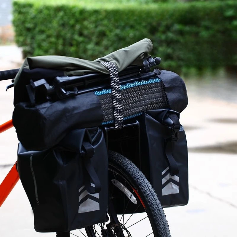 Aluminum Alloy Front Rack for Mountain Bike, Luggage Rack for Fork Mount, Shock Absorption Front Fork Compatible