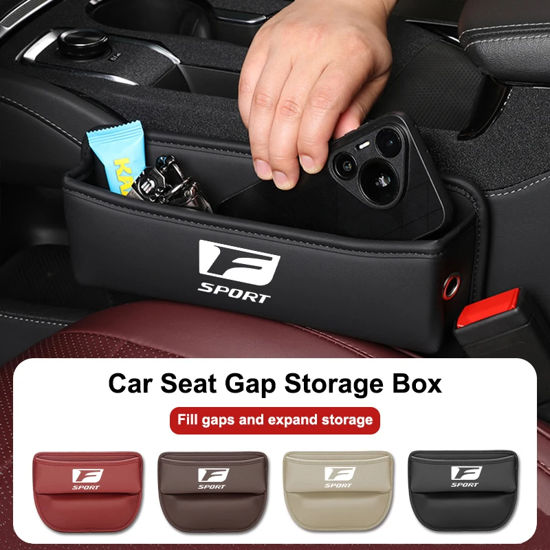 

Car Accessories Seat Gap Storage Box Large Capacity Organizer For Lexus LS LC RZ IS350 ES300 GS350 CT200h GX460 LX570 RX500h
