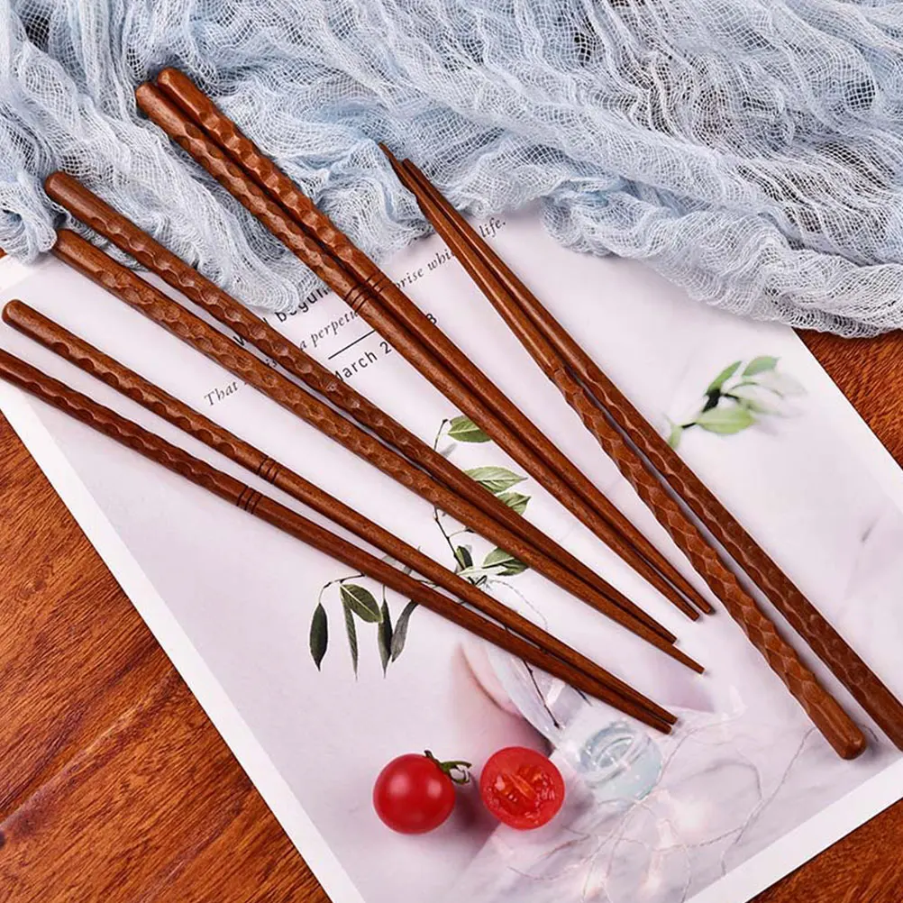 

Japanese Style Wooden Chopsticks Natural Wood Corrosion Resistant Dining Sushi Hot Pot Bbq Restaurant