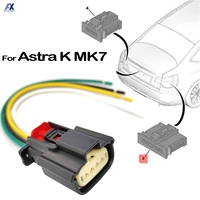 For Holden Opel Vauxhall Astra K Mk7 BK BL 2015-2021 Rear Tail Light Lamp 4Pin Connector Pigtail Plug Prewired Wiring 19371211