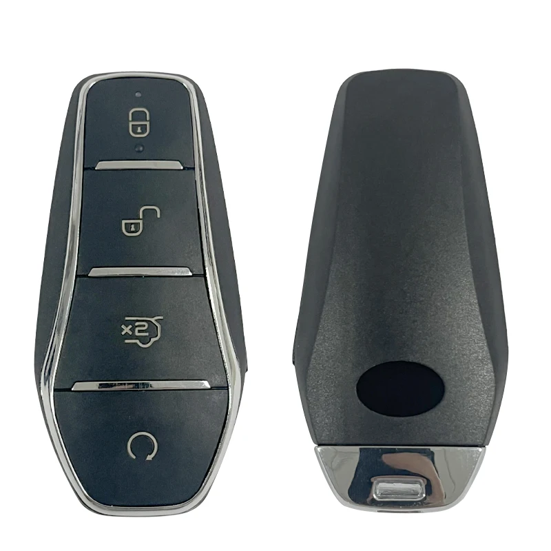 CS085004 Aftermarket Shell For BYD Smart Car Key Replace Cover 4 Button With Blade