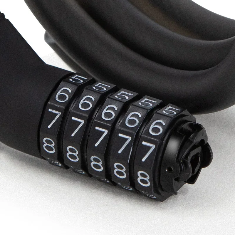 

Electric scooter, electric bicycle, five-digit combination lock, high-strength steel wire anti-theft lock