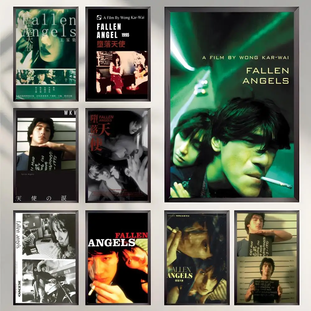 Movie Fallen Angels 1995 Poster Self-adhesive Art Waterproof Paper Sticker Coffee House Bar Room Wall Decor
