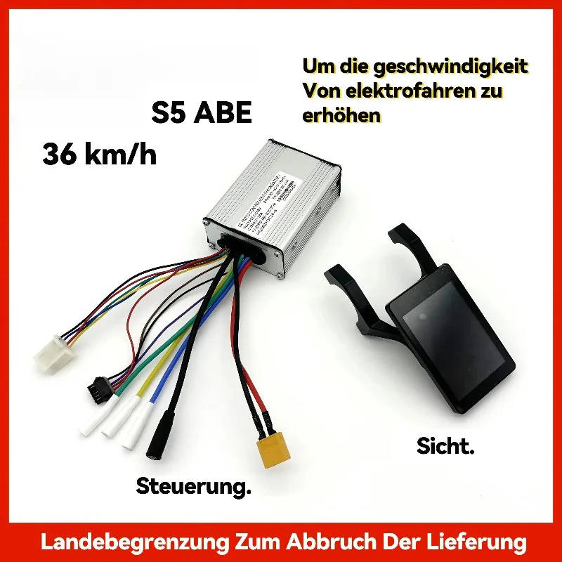 Universal Entdrosselung Kit for JOYOR S5 ABE 36km/h Speed Unlock Controller & Display Upgrade for E-Scooter